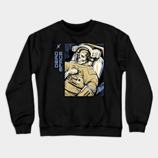 Dead Space Sci Fi Horror Skeleton Astronaut Cosmonaut Crewneck Sweatshirt